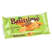 Пирожное бисквитное Belissimo апельсиновое