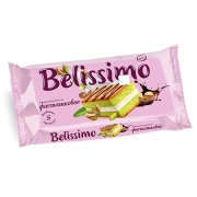 Пирожное бисквитное Belissimo фисташковое