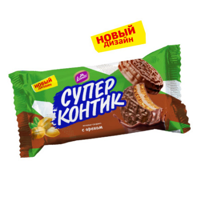 СУПЕР-КОНТИК с орехом - Кондитерская фабрика Конти