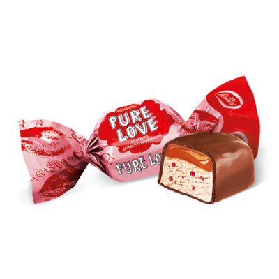 PURE LOVE со вкусом сливки с клубникой