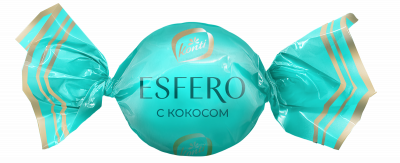 Конфеты «Esfero» из темного и белого шоколада с кокосом