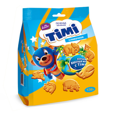 Печенье затяжное TIMI сливочное