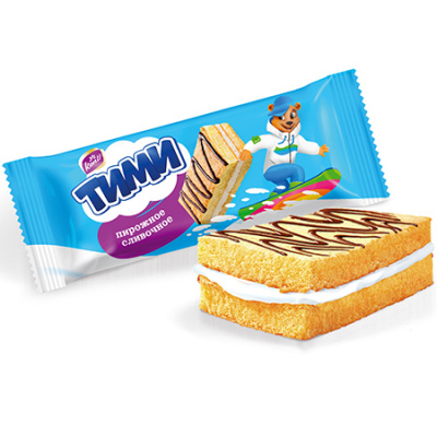 ТИМИ пирожное бисквитное сливочное