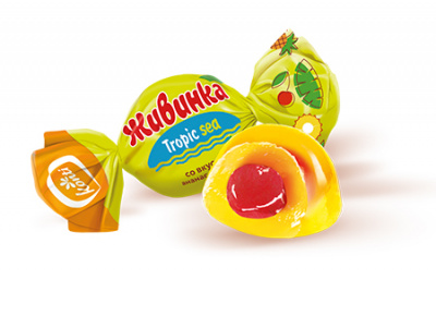 ЖИВИНКА TROPIC SEA со вкусом ананас- вишня