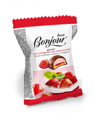 BONJOUR KONTI вкус клубники со сливками