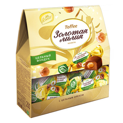 ЗОЛОТАЯ ЛИЛИЯ с цельным орехом