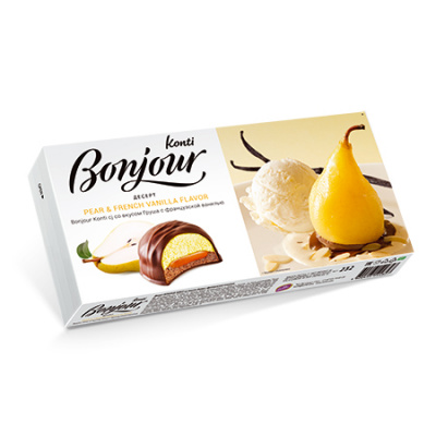 BONJOUR KONTI со вкусом Груша с французской ванилью