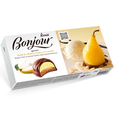 BONJOUR KONTI со вкусом Груша с французской ванилью