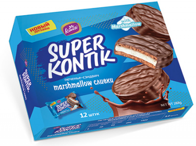 СУПЕР-КОНТИК marshmallow сливки - Кондитерская фабрика Конти