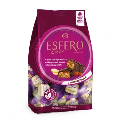 Esfero Luxe. Nougat with peanuts, raisins and popped rice