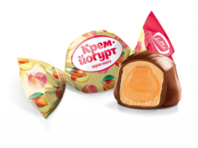 КРЕМ-ЙОГУРТ вкус персик-манго