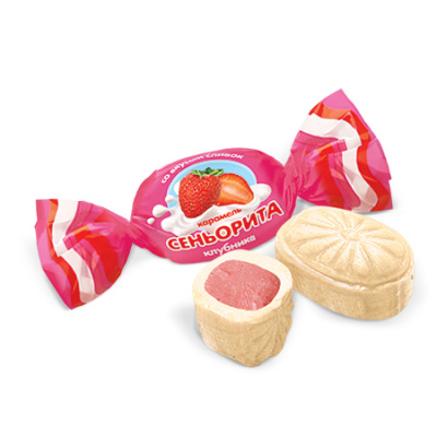 СЕНЬОРИТА КЛУБНИКА со вкусом сливок