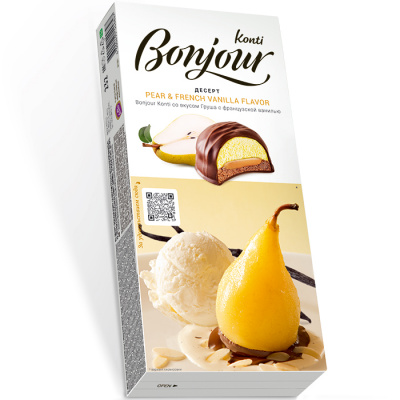 BONJOUR KONTI со вкусом Груша с французской ванилью