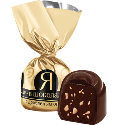 Я В ШОКОЛАДЕ с дробленым орехом