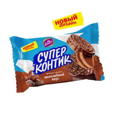 СУПЕР-КОНТИК шоколадный вкус - Кондитерская фабрика Конти
