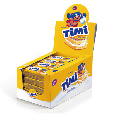 TIMI пирожное бисквитное сливочное
