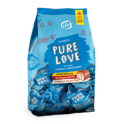 PURE LOVE со вкусом сливки с шоколадом