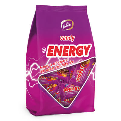 @ENERGY арахис в мягкой карамели с изюмом и воздушным рисом