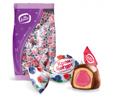 Cream-yoghurt berry flavor