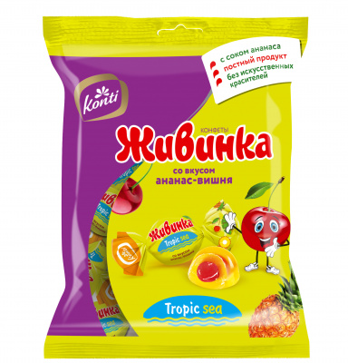 ЖИВИНКА TROPIC SEA со вкусом ананас- вишня