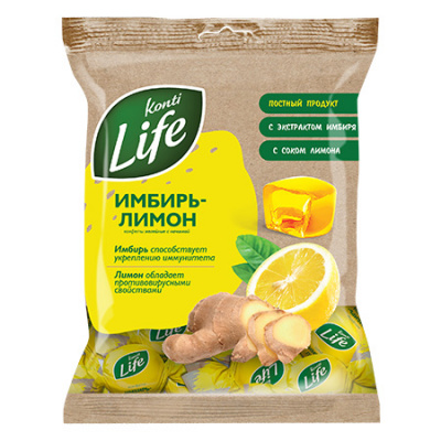 KONTI LIFE имбирь-лимон
