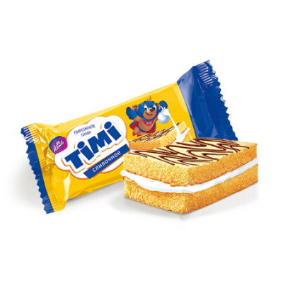 TIMI пирожное бисквитное сливочное