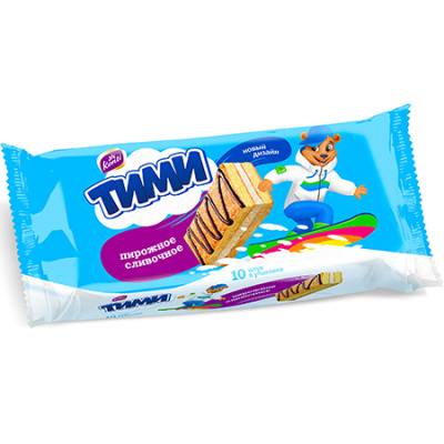 Пирожное бисквитное "Тими" сливочное