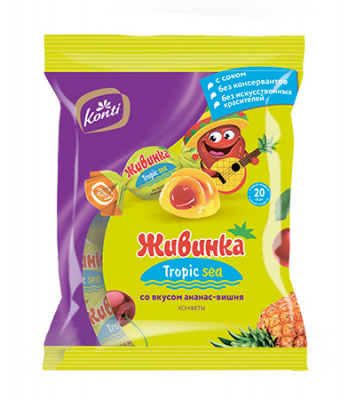 ЖИВИНКА TROPIC SEA со вкусом ананас- вишня