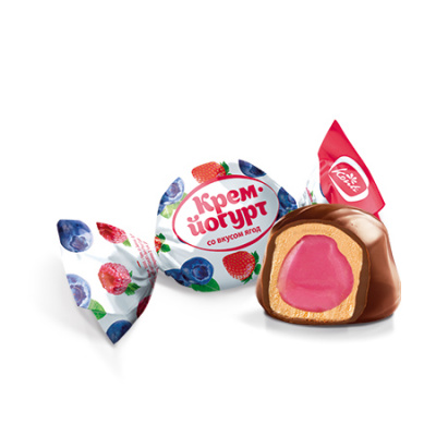 Cream-yoghurt berry flavor