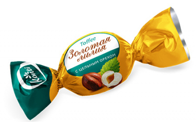 Golden Lily with whole hazelnut