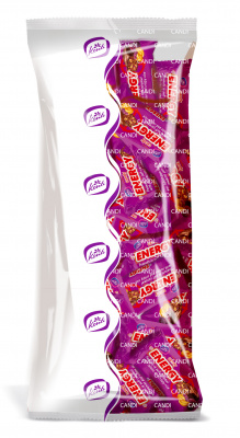 Конфеты "@Energy". Арахис в мягкой карамели с изюмом и воздушным рисом