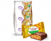 Golden Lily with cookies and nuts in soft caramel