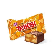 Triksi with cookies in soft caramel